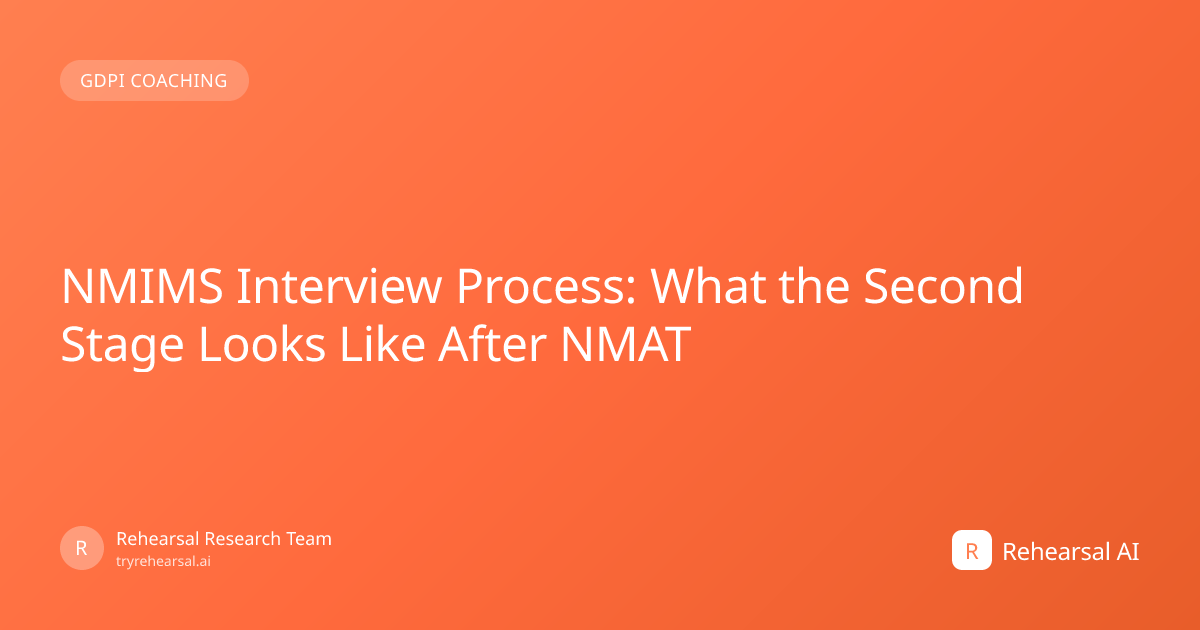 NMIMS Interview Process 2026: What 500 Candidates Per...